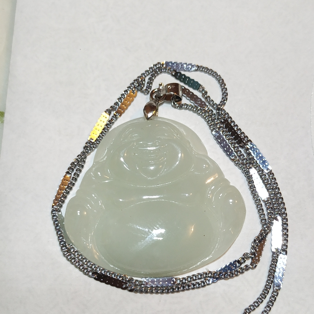 Authentic type a lucky myanmar jade pendant